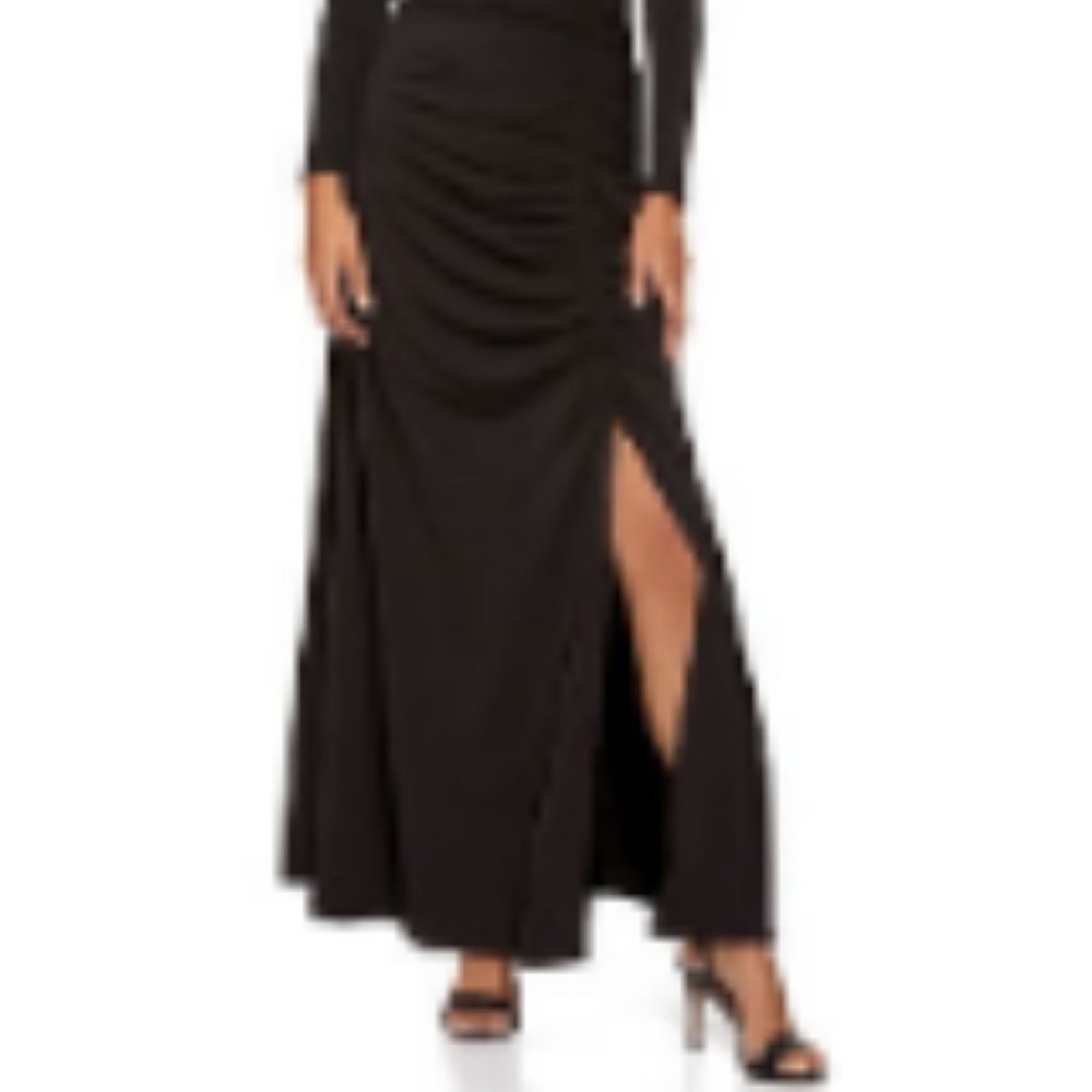 Boston Proper Ruched Maxi Dress - Picture 2 of 10